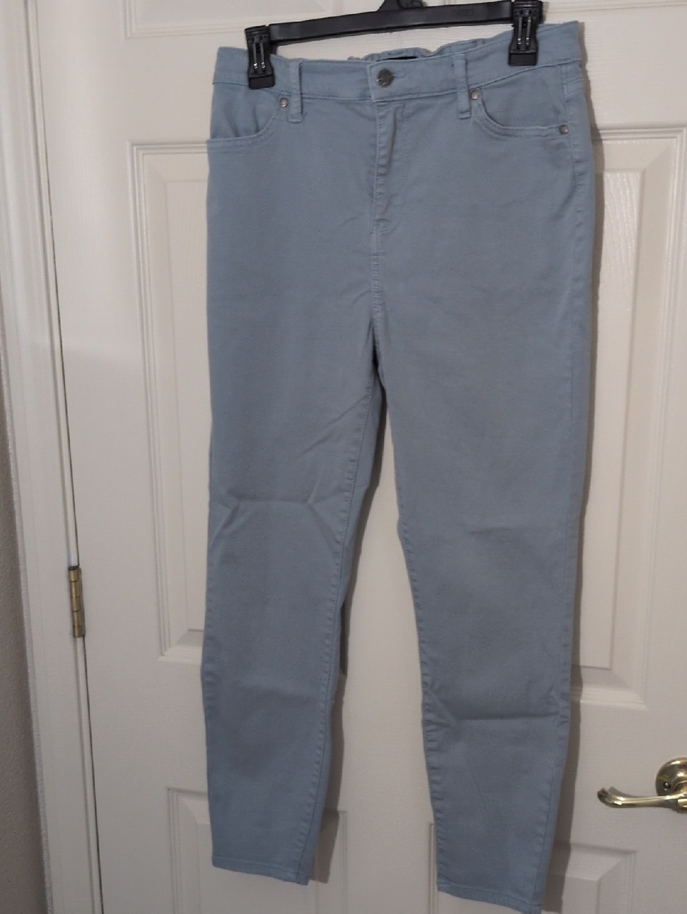 Buffalo David Bitton Dusty Blue Skinny Jeans, Size 8 W/Stretch.